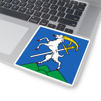 CHE Entremont Flag (Switzerland) STICKER Vinyl Kiss-Cut Decal