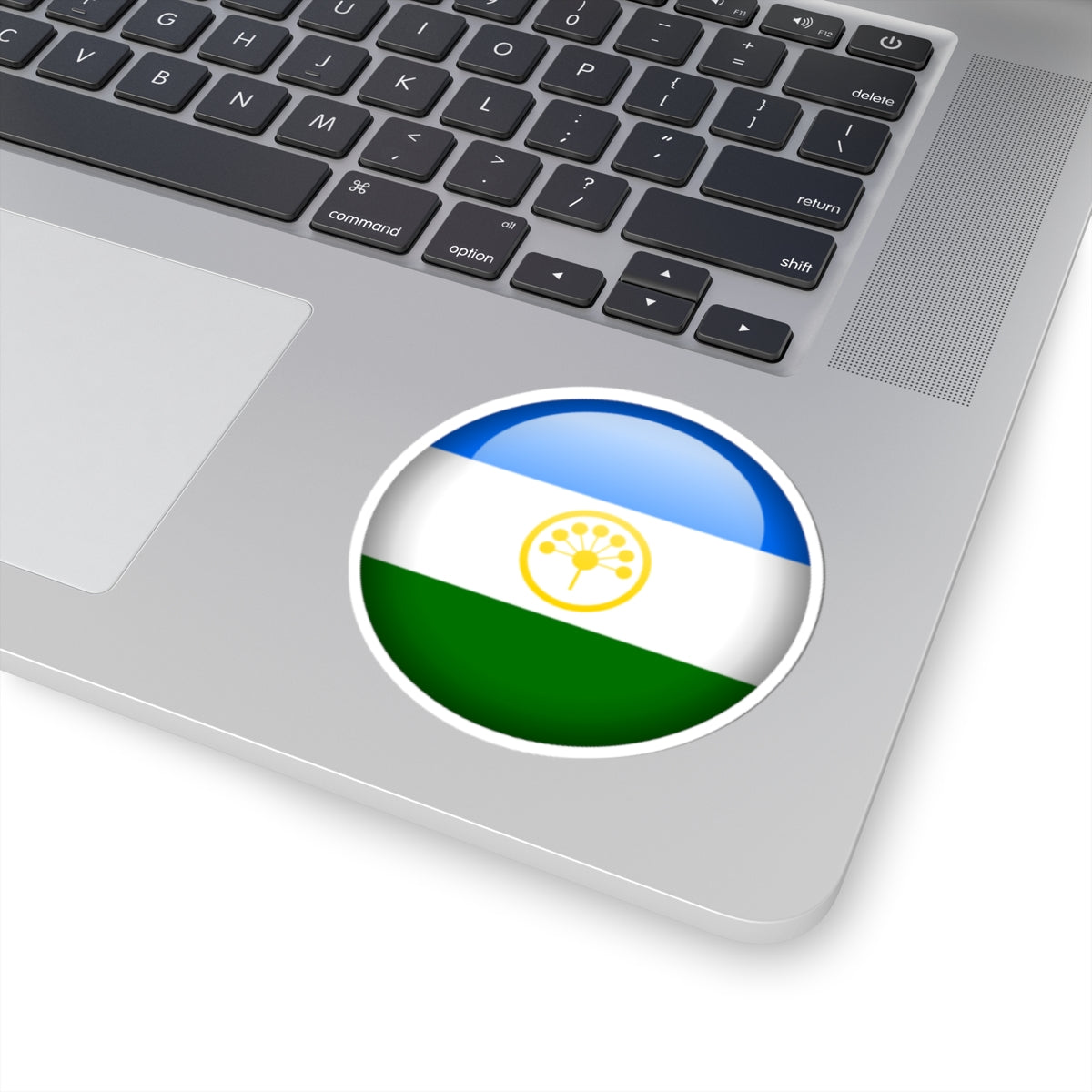 Flag orb Bashkortostan (Russia) STICKER Vinyl Kiss-Cut Decal