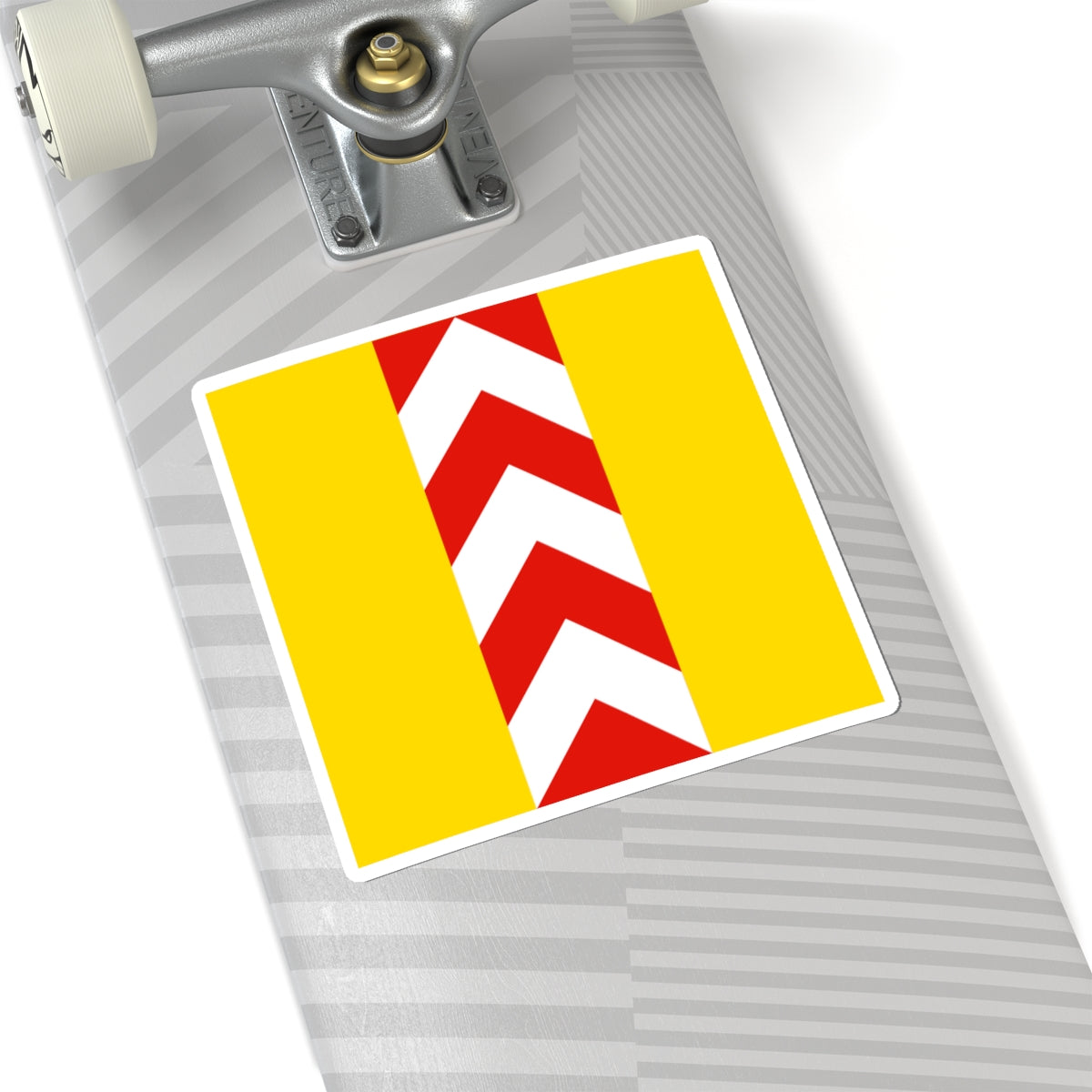 Old flag of Neuchatel (Switzerland) STICKER Vinyl Kiss-Cut Decal