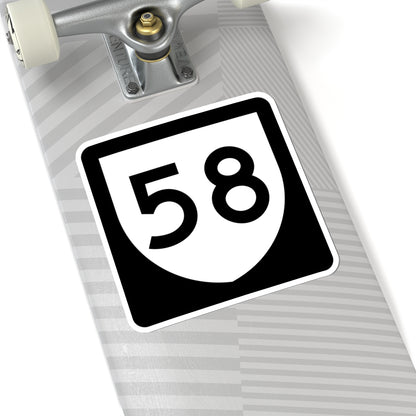 PR urban primary 58 (Puerto Rico) (Road Sign) STICKER Vinyl Kiss-Cut Decal