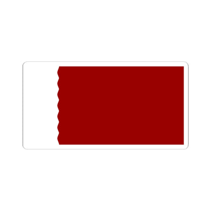 Flag of Qatar 1932-1936 (Qatar) STICKER Vinyl Kiss-Cut Decal