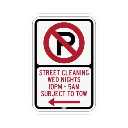 PBOT Road sign P1110L (Oregon) (Road Sign) STICKER Vinyl Kiss-Cut Decal