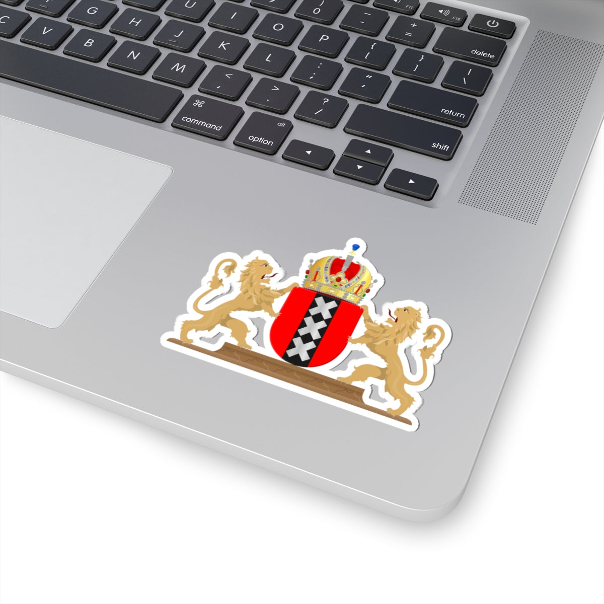 Amsterdam wapen 1898 (Netherlands) (Coat of Arms) STICKER Vinyl Kiss-Cut Decal