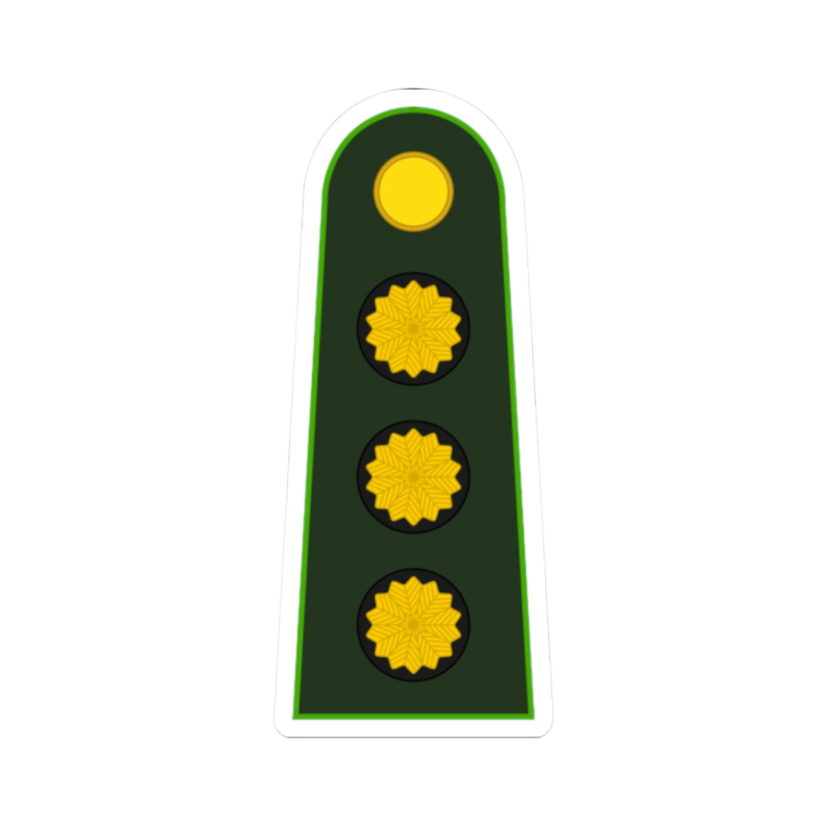 Argentina Army OF 5 (Argentina) (Military Rank) STICKER Vinyl Kiss-Cut Decal