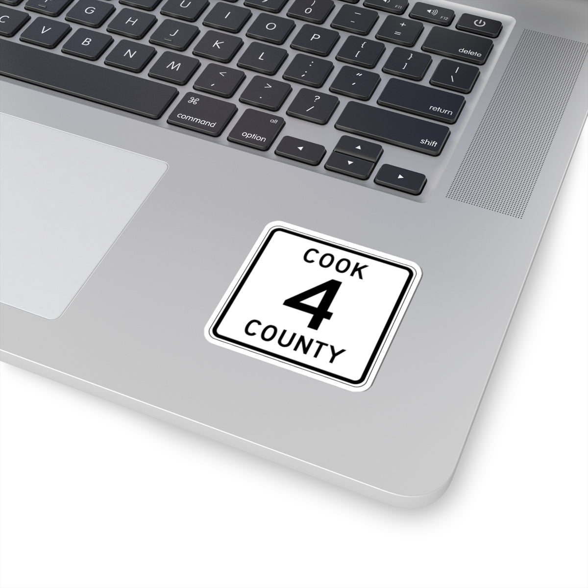 Cook County 4 MN (Minnesota) (Road Sign) STICKER Vinyl Kiss-Cut Decal