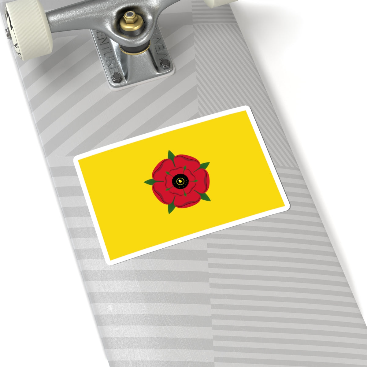 Flag of Lancashire (England) STICKER Vinyl Kiss-Cut Decal