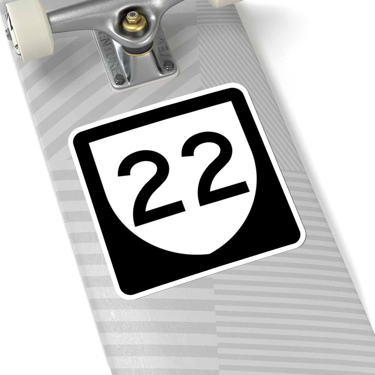 PR urban primary 22 (Puerto Rico) (Road Sign) STICKER Vinyl Kiss-Cut Decal