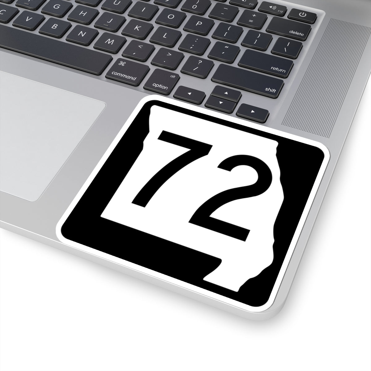 MO-72 (Missouri) (Road Sign) STICKER Vinyl Kiss-Cut Decal