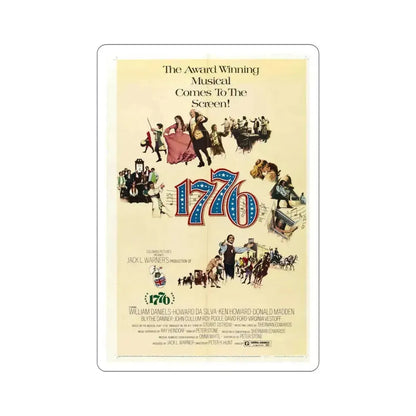1776 1972 Movie Poster STICKER Vinyl Die-Cut Decal 5 Inch - The Sticker Space