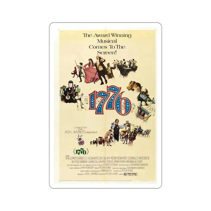 1776 1972 Movie Poster STICKER Vinyl Die-Cut Decal 5 Inch - The Sticker Space