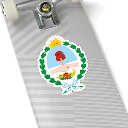Coat of Arms Mendoza Argentina - STICKER Vinyl Kiss-Cut Decal