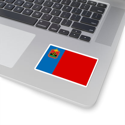 Flag of Kemerovo Oblast (Russia) STICKER Vinyl Kiss-Cut Decal