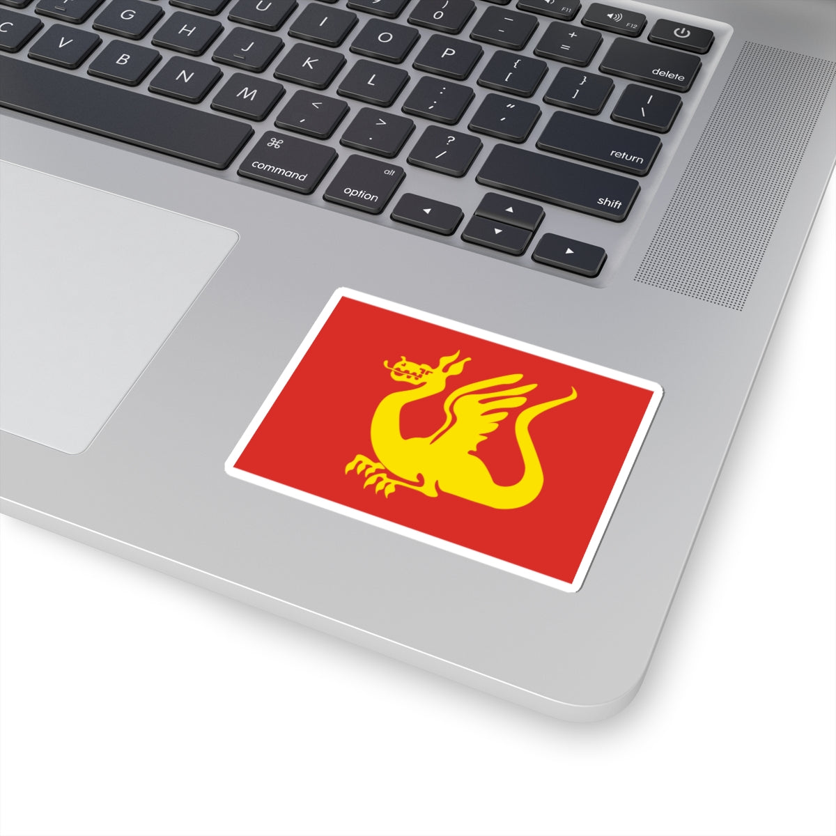Flag of Stjørdal (Norway) STICKER Vinyl Kiss-Cut Decal