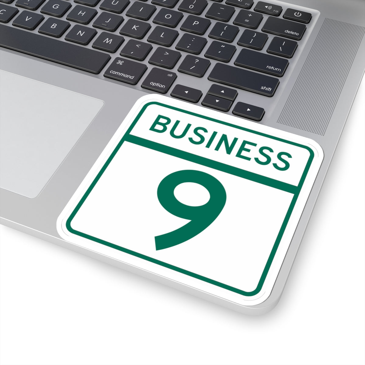 MD Route 9 Business (Maryland) (Road Sign) STICKER Vinyl Kiss-Cut Decal