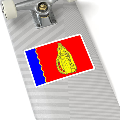 Flag Murino Leningrad oblast (Russia) STICKER Vinyl Kiss-Cut Decal
