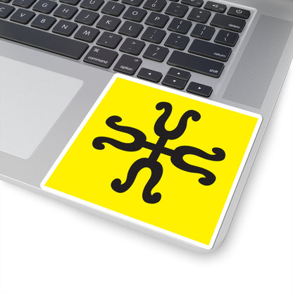 CHE Knonaueramt Flag (Switzerland) STICKER Vinyl Kiss-Cut Decal