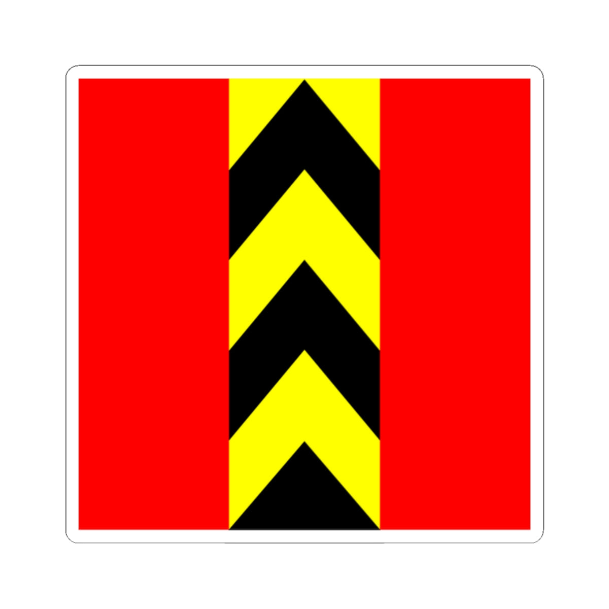 CHE Lebern Flag (Switzerland) STICKER Vinyl Kiss-Cut Decal