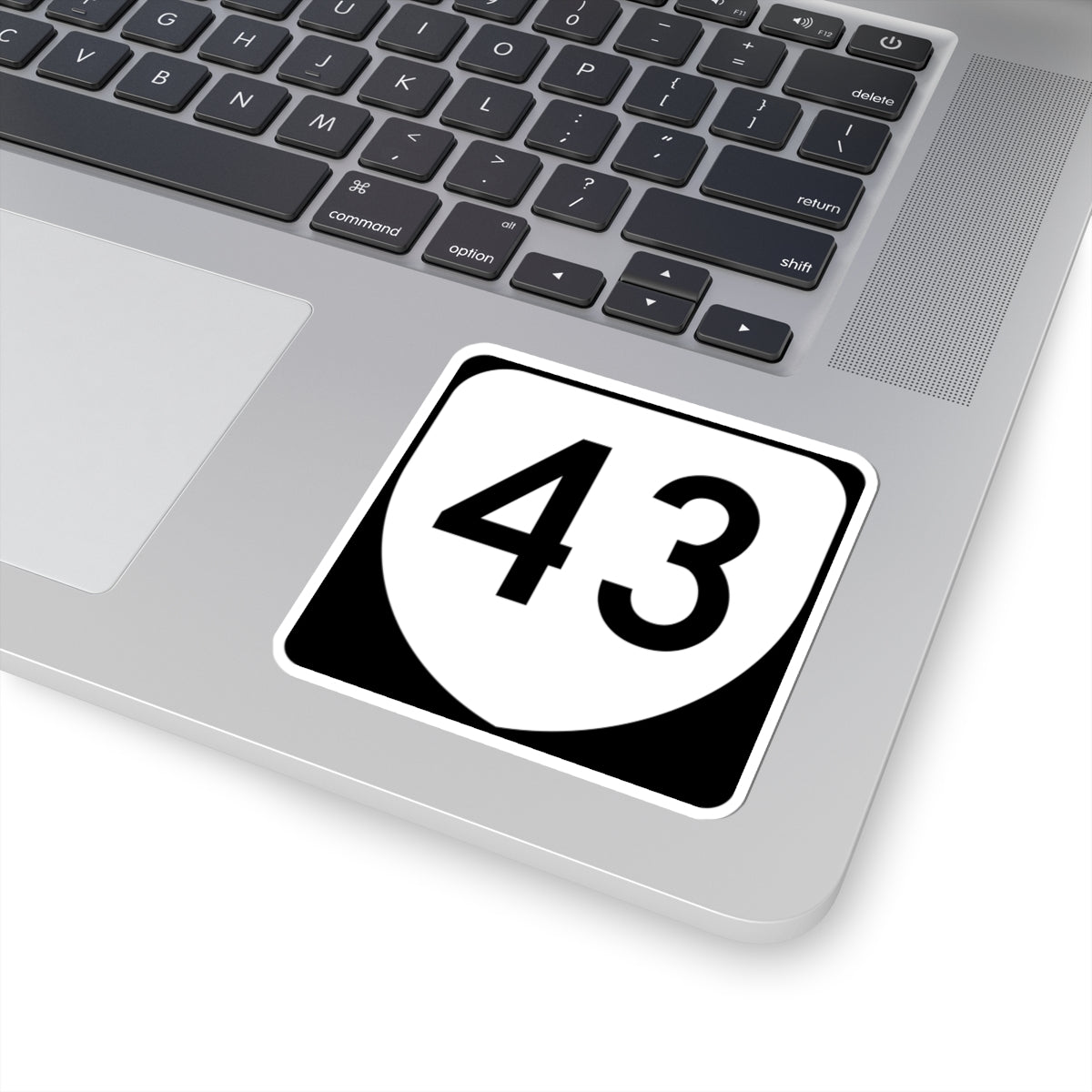 Virginia 43 (Virginia) (Road Sign) STICKER Vinyl Kiss-Cut Decal