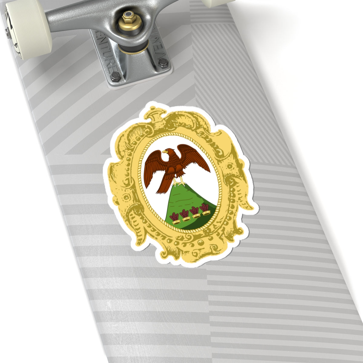 Armas de la República de Tlaxcala (Costa Rica) (Coat of Arms) STICKER Vinyl Kiss-Cut Decal