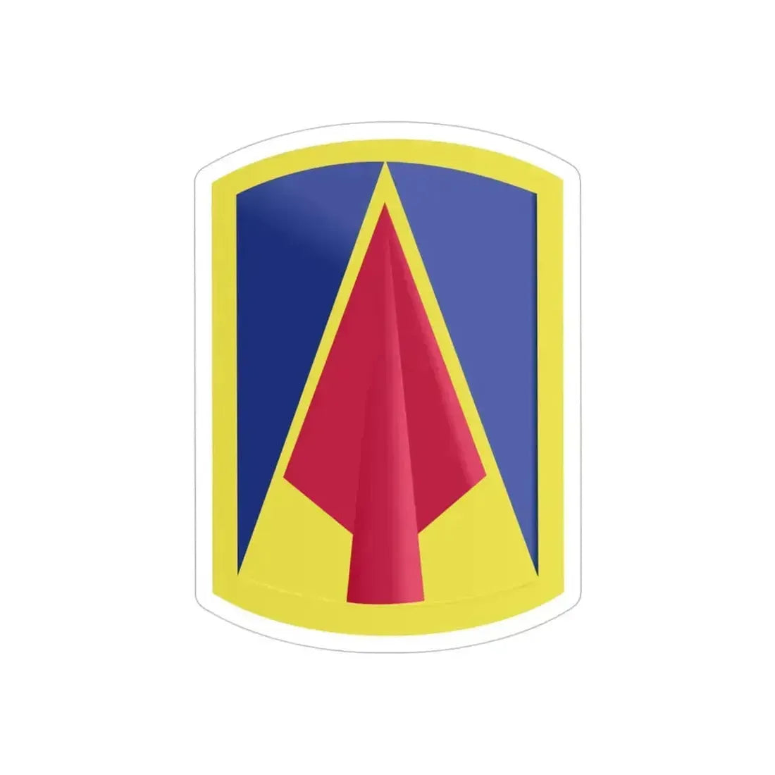 177th Armored Brigade 2 (U.S. Army) REVERSE PRINT Transparent Die-Cut STICKER 4 Inch Die-Cut Transparent - The Sticker Space