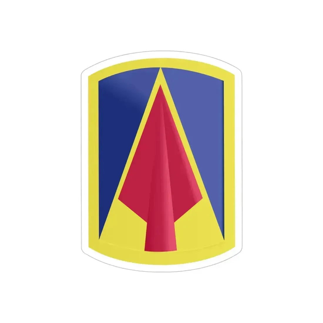 177th Armored Brigade 2 (U.S. Army) REVERSE PRINT Transparent Die-Cut STICKER 6 Inch Die-Cut Transparent - The Sticker Space
