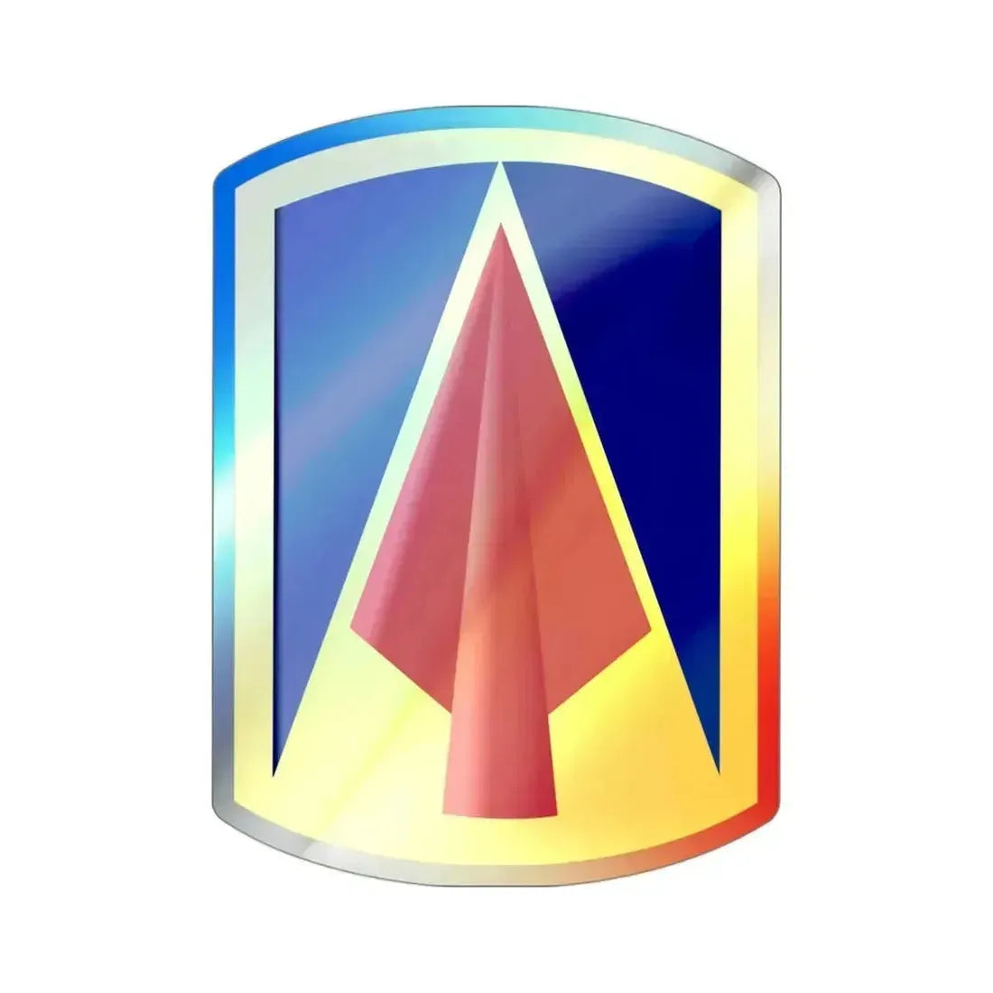 177th Armored Brigade v2 (U.S. Army) Holographic STICKER Die-Cut Vinyl Decal 3 Inch Holographic - The Sticker Space