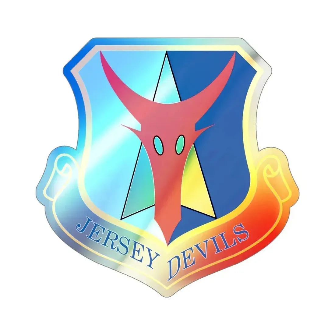 177th Fighter Wing (U.S. Air Force) Holographic STICKER Die-Cut Vinyl Decal 5 Inch Holographic - The Sticker Space