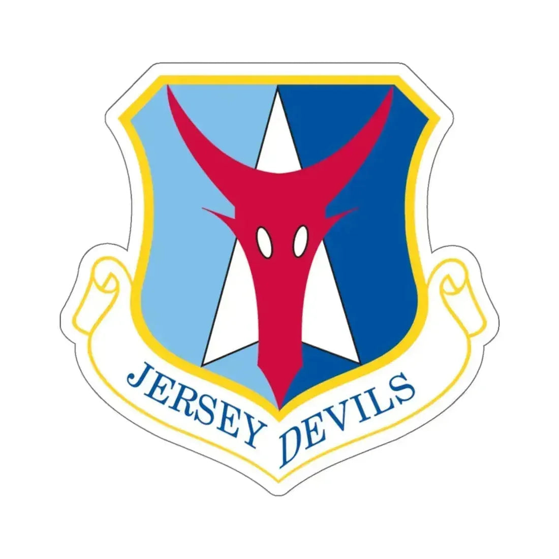 177th Fighter Wing (U.S. Air Force) STICKER Vinyl Kiss-Cut Decal 6 Inch White - The Sticker Space