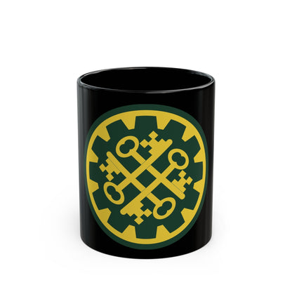 177th Military Police Brigade (U.S. Army) Black Coffee Mug-11oz-The Sticker Space