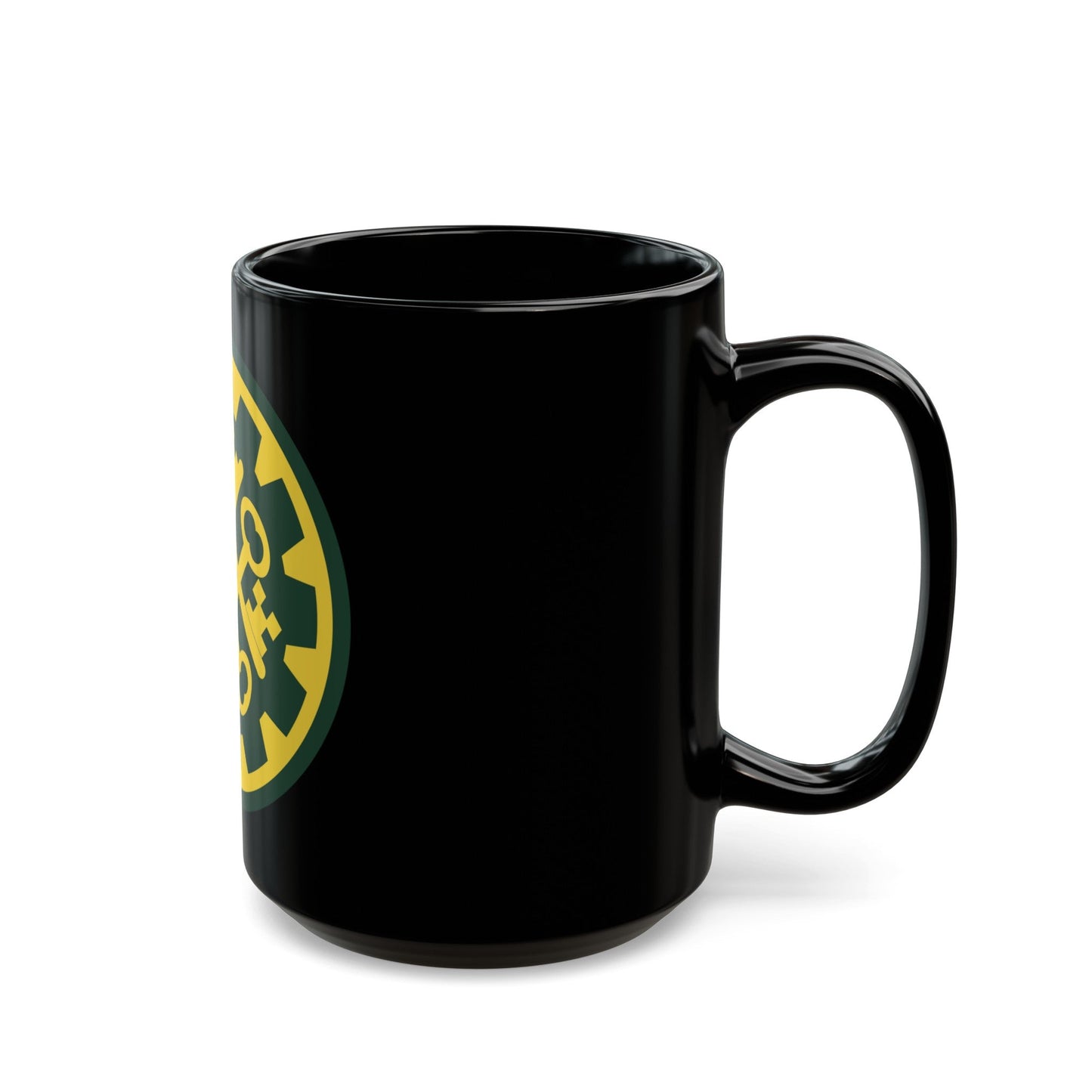 177th Military Police Brigade (U.S. Army) Black Coffee Mug-The Sticker Space