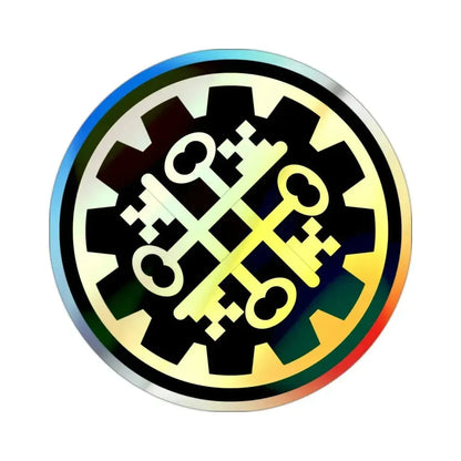 177th Military Police Brigade (U.S. Army) Holographic STICKER Die-Cut Vinyl Decal 2 Inch Holographic - The Sticker Space