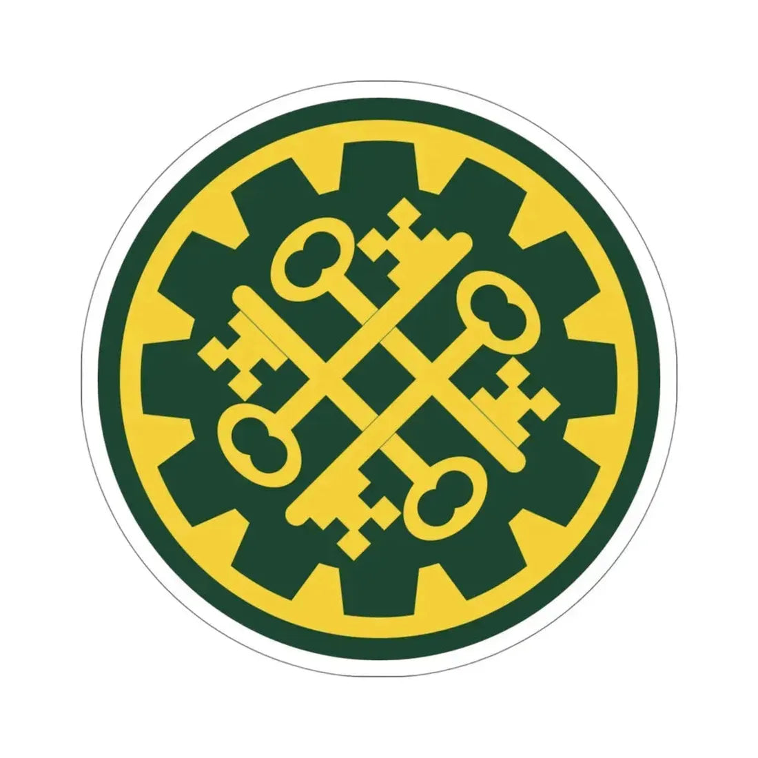 177th Military Police Brigade (U.S. Army) STICKER Vinyl Die-Cut Decal 4 Inch - The Sticker Space