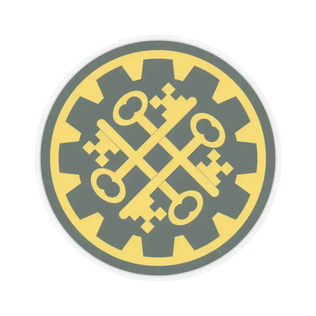 177th Military Police Brigade (U.S. Army) STICKER Vinyl Kiss-Cut Decal 2 Inch Transparent - The Sticker Space