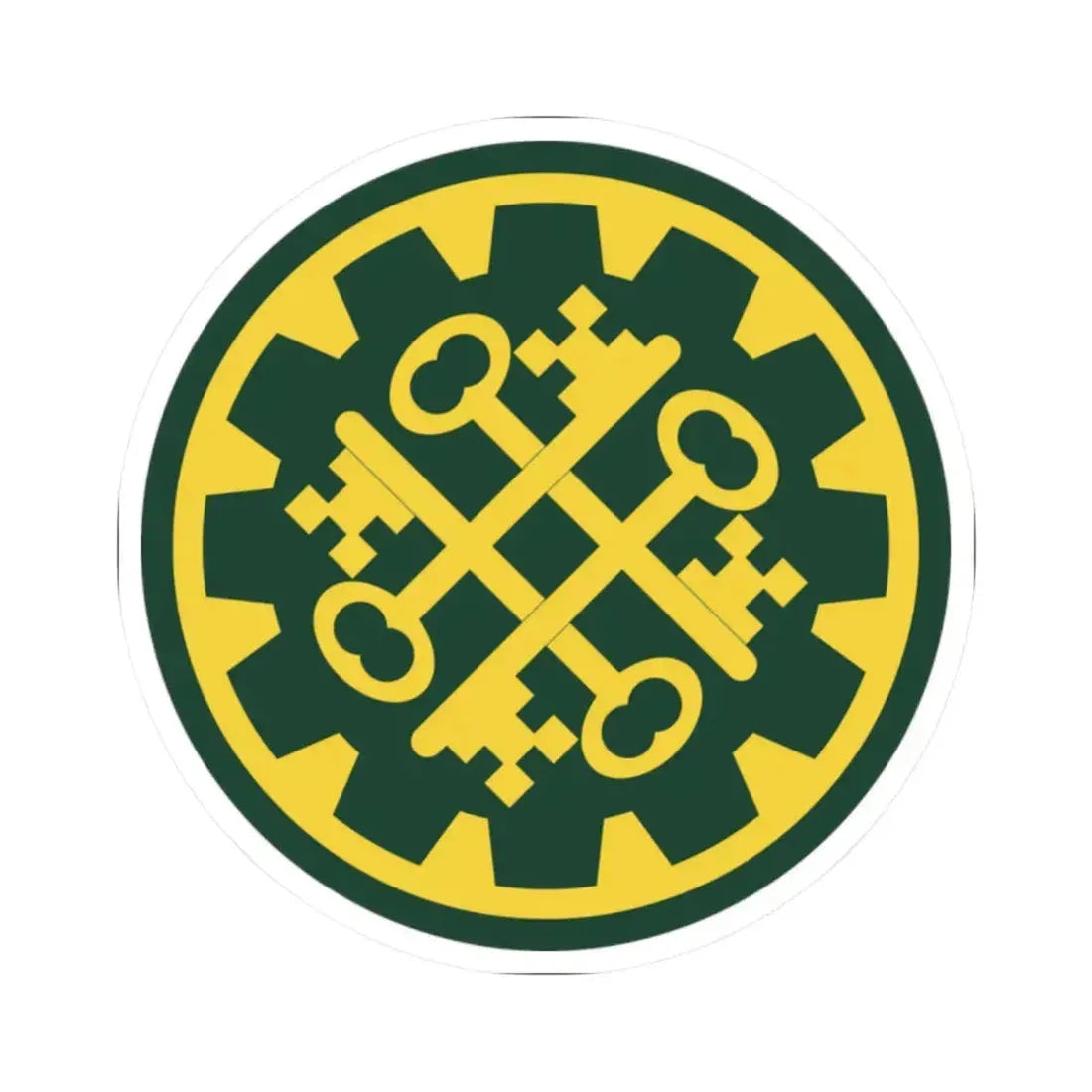 177th Military Police Brigade (U.S. Army) STICKER Vinyl Kiss-Cut Decal 2 Inch White - The Sticker Space