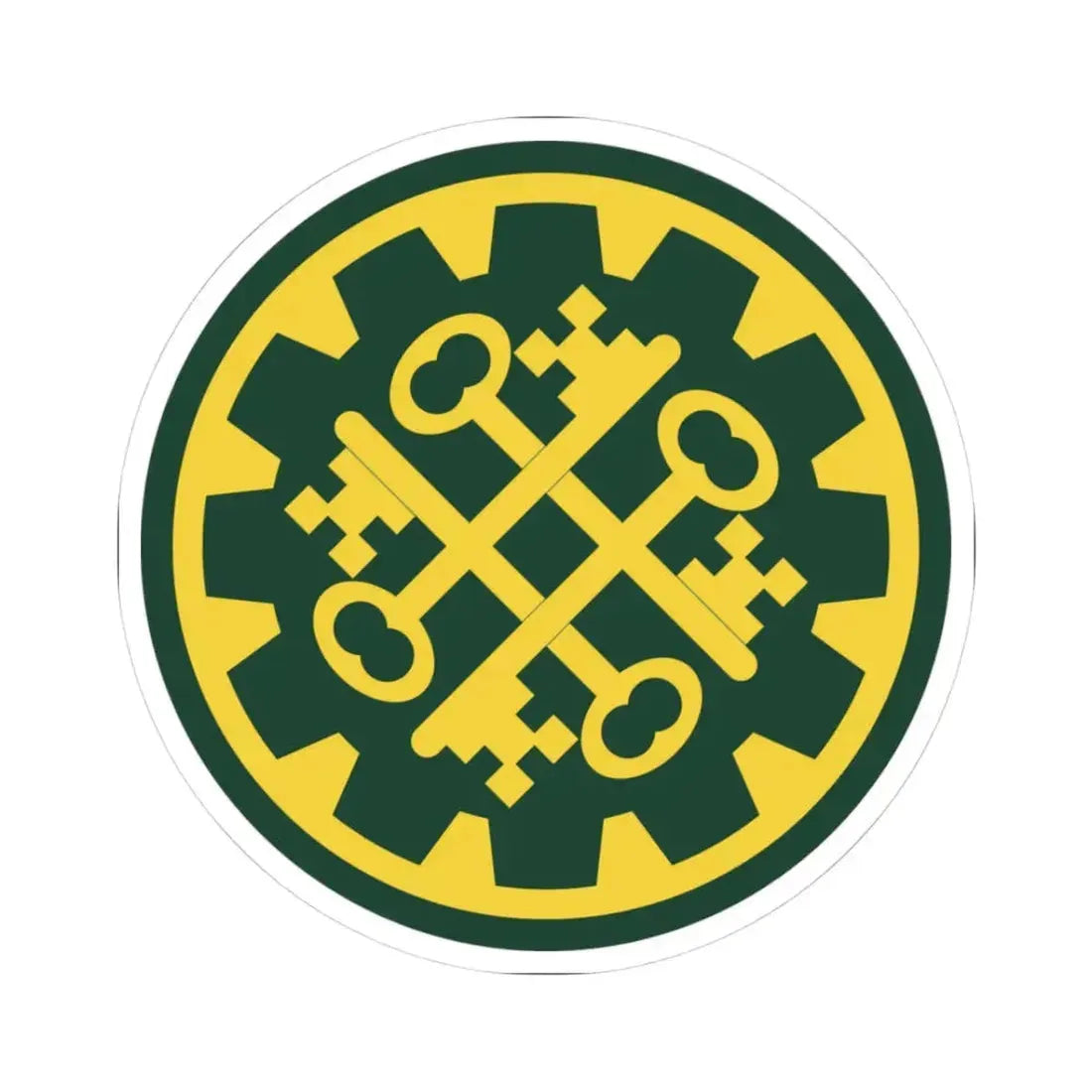 177th Military Police Brigade (U.S. Army) STICKER Vinyl Kiss-Cut Decal 3 Inch White - The Sticker Space