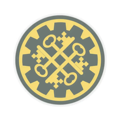 177th Military Police Brigade (U.S. Army) STICKER Vinyl Kiss-Cut Decal 4 Inch Transparent - The Sticker Space