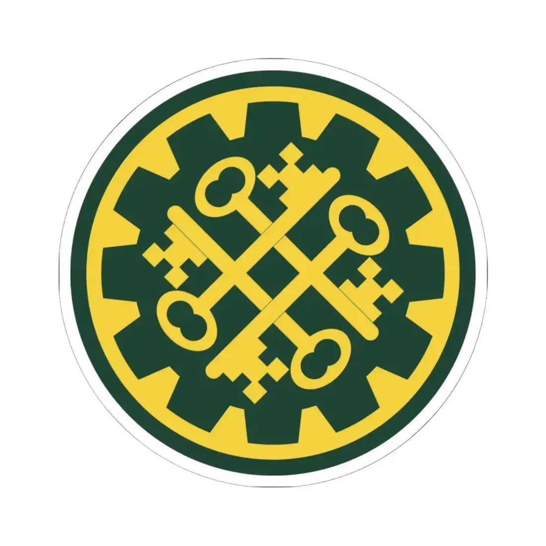 177th Military Police Brigade (U.S. Army) STICKER Vinyl Kiss-Cut Decal 6 Inch White - The Sticker Space