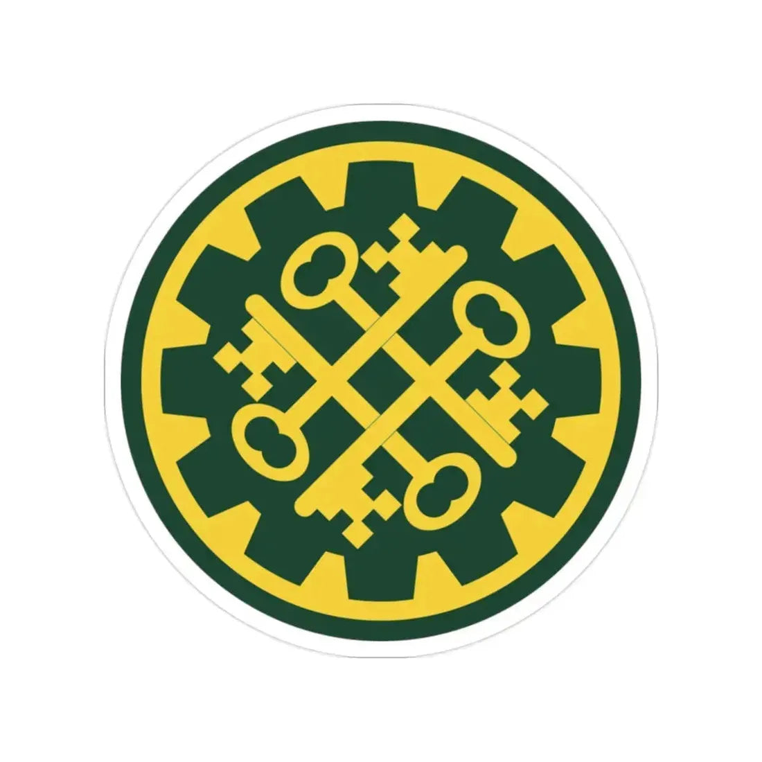 177th Military Police Brigade (U.S. Army) Transparent STICKER Die-Cut Vinyl Decal 2 Inch - The Sticker Space