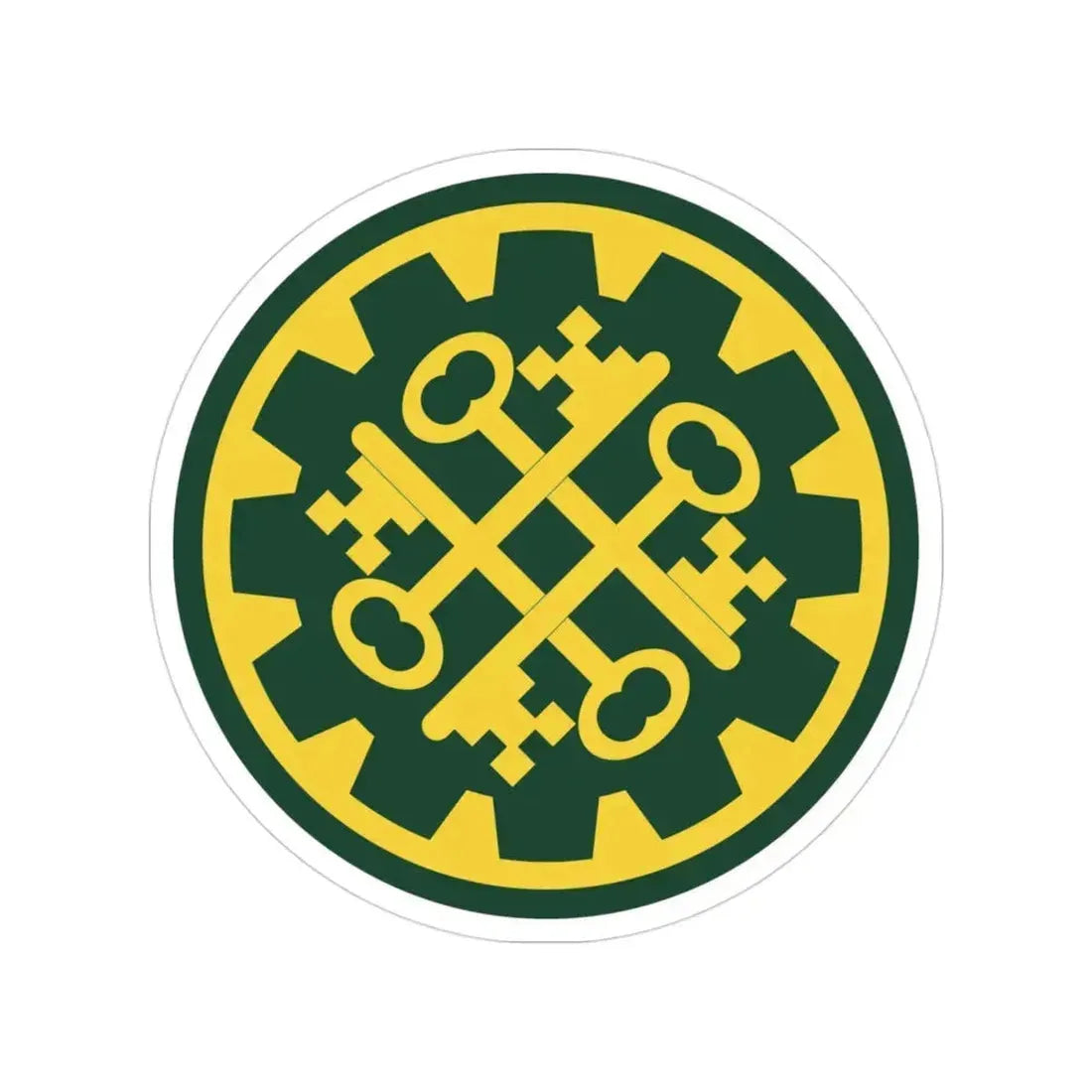 177th Military Police Brigade (U.S. Army) Transparent STICKER Die-Cut Vinyl Decal 3 Inch - The Sticker Space