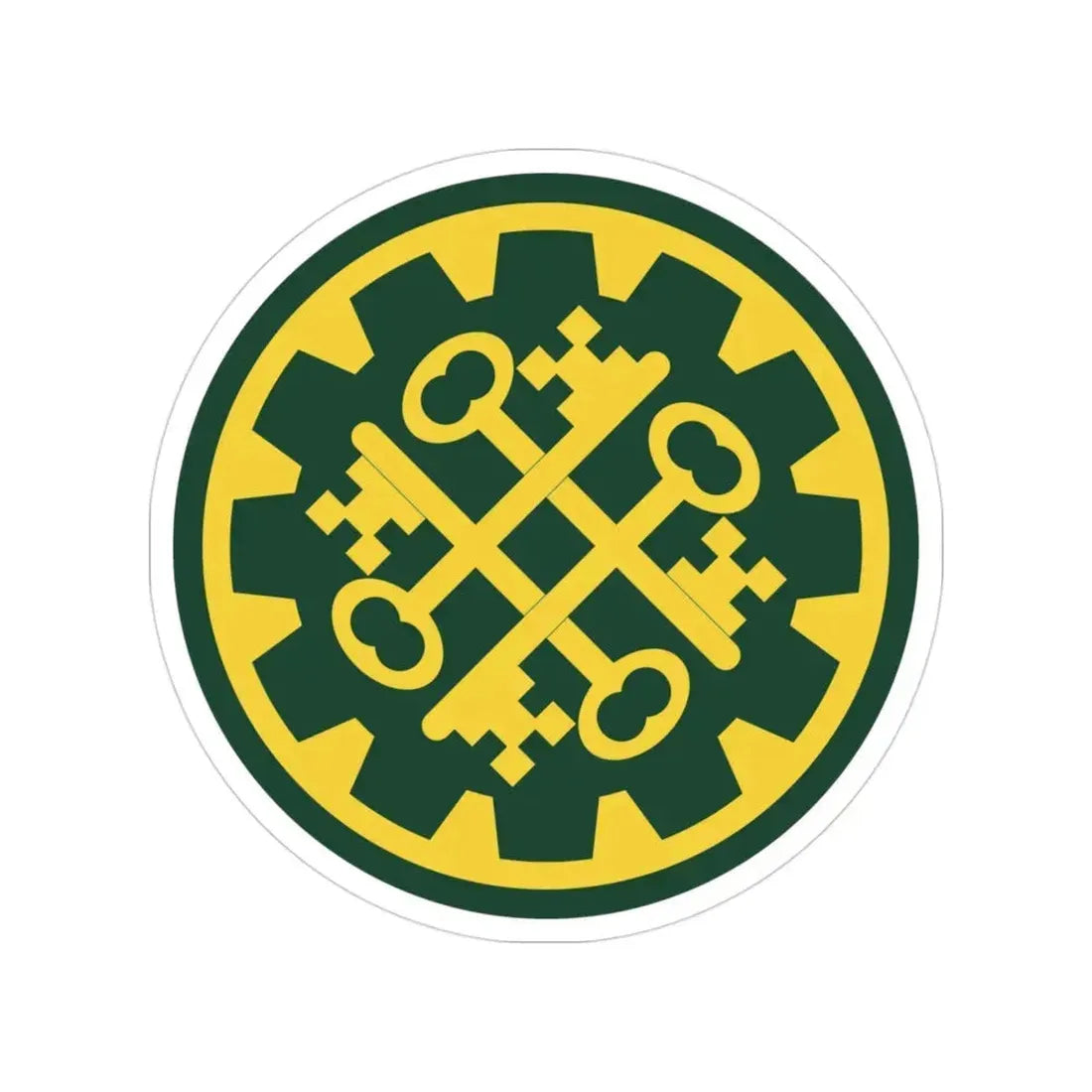 177th Military Police Brigade (U.S. Army) Transparent STICKER Die-Cut Vinyl Decal 3 Inch - The Sticker Space