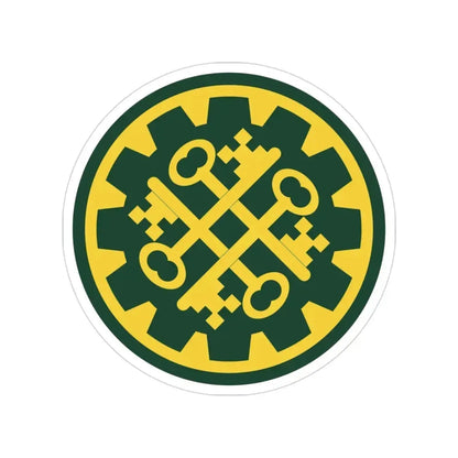 177th Military Police Brigade (U.S. Army) Transparent STICKER Die-Cut Vinyl Decal 3 Inch - The Sticker Space
