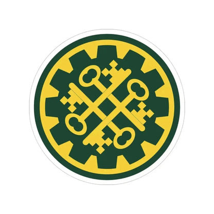 177th Military Police Brigade (U.S. Army) Transparent STICKER Die-Cut Vinyl Decal 4 Inch - The Sticker Space