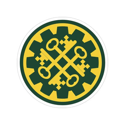 177th Military Police Brigade (U.S. Army) Transparent STICKER Die-Cut Vinyl Decal 4 Inch - The Sticker Space