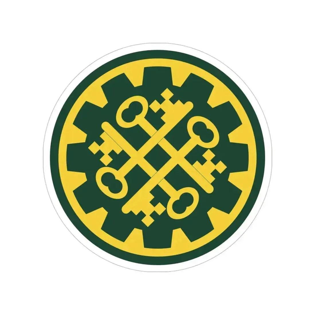 177th Military Police Brigade (U.S. Army) Transparent STICKER Die-Cut Vinyl Decal 5 Inch - The Sticker Space