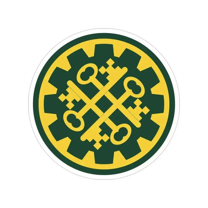 177th Military Police Brigade (U.S. Army) Transparent STICKER Die-Cut Vinyl Decal 5 Inch - The Sticker Space