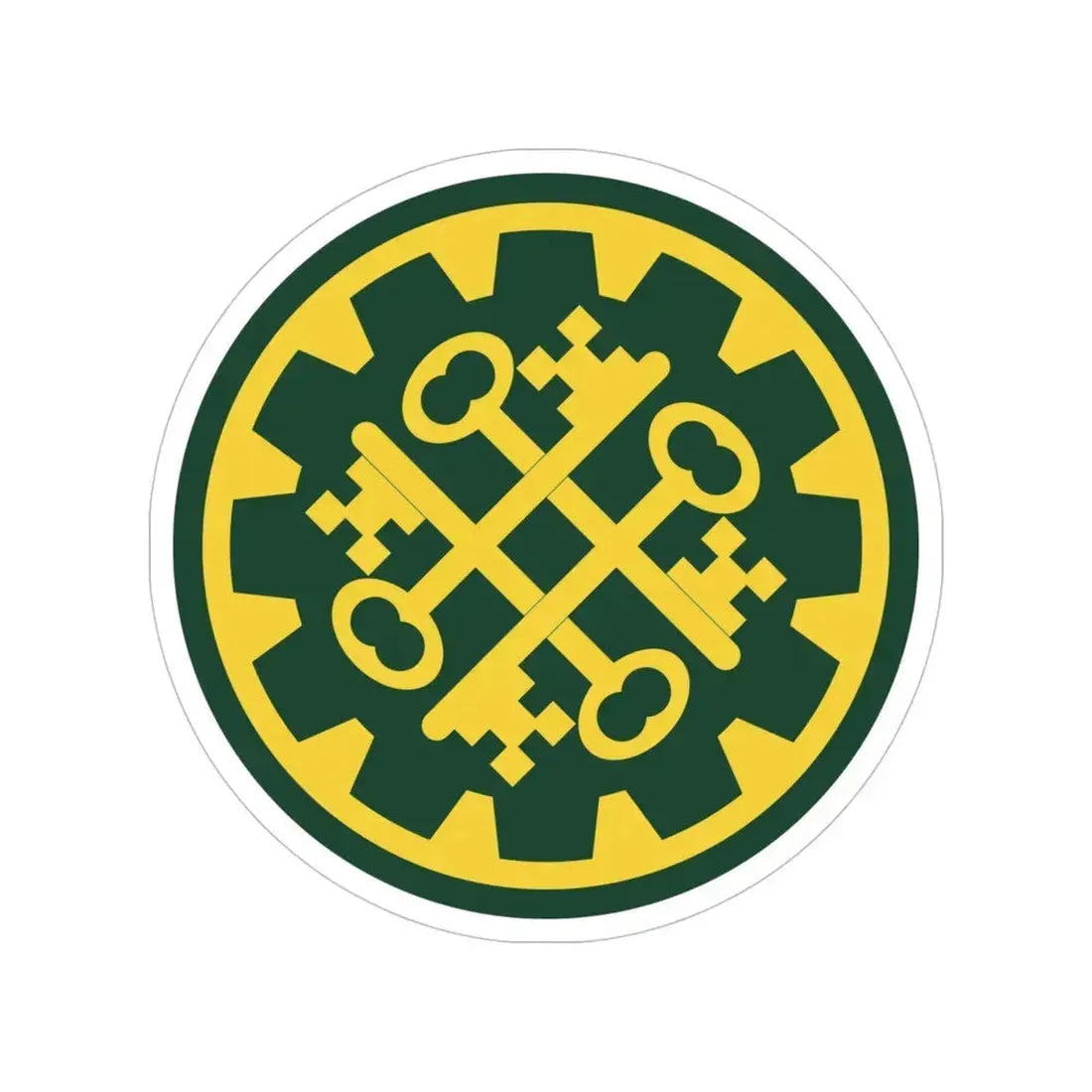 177th Military Police Brigade (U.S. Army) Transparent STICKER Die-Cut Vinyl Decal 5 Inch - The Sticker Space