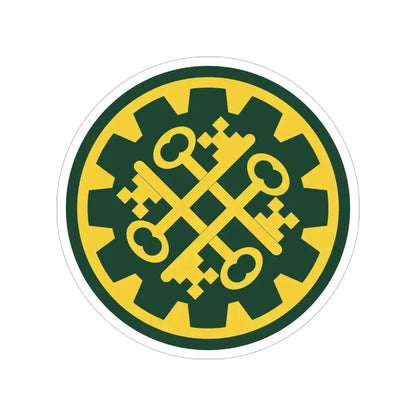 177th Military Police Brigade (U.S. Army) Transparent STICKER Die-Cut Vinyl Decal 5 Inch - The Sticker Space