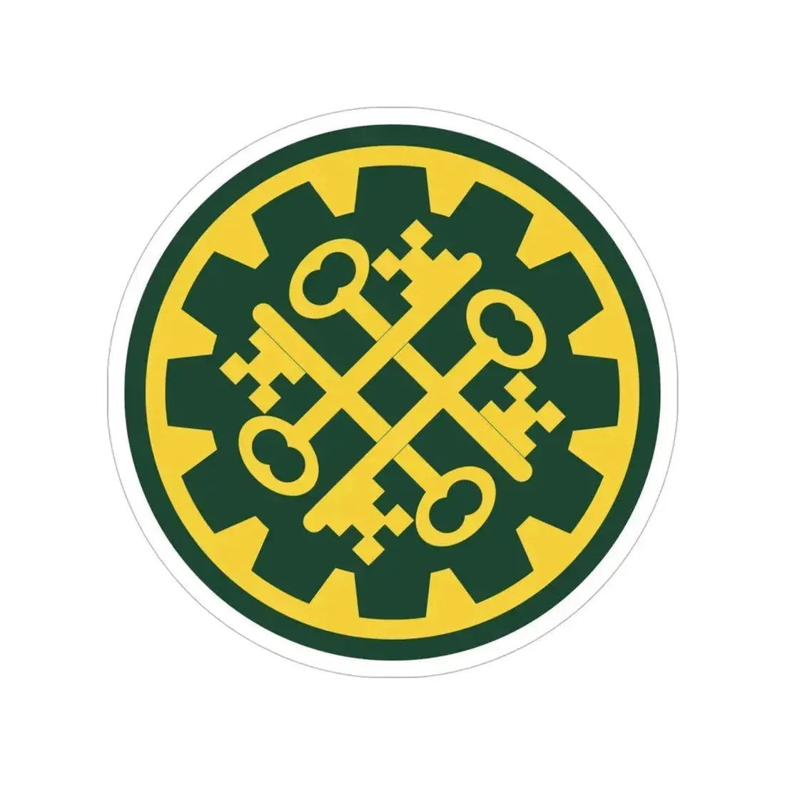 177th Military Police Brigade (U.S. Army) Transparent STICKER Die-Cut Vinyl Decal 6 Inch - The Sticker Space