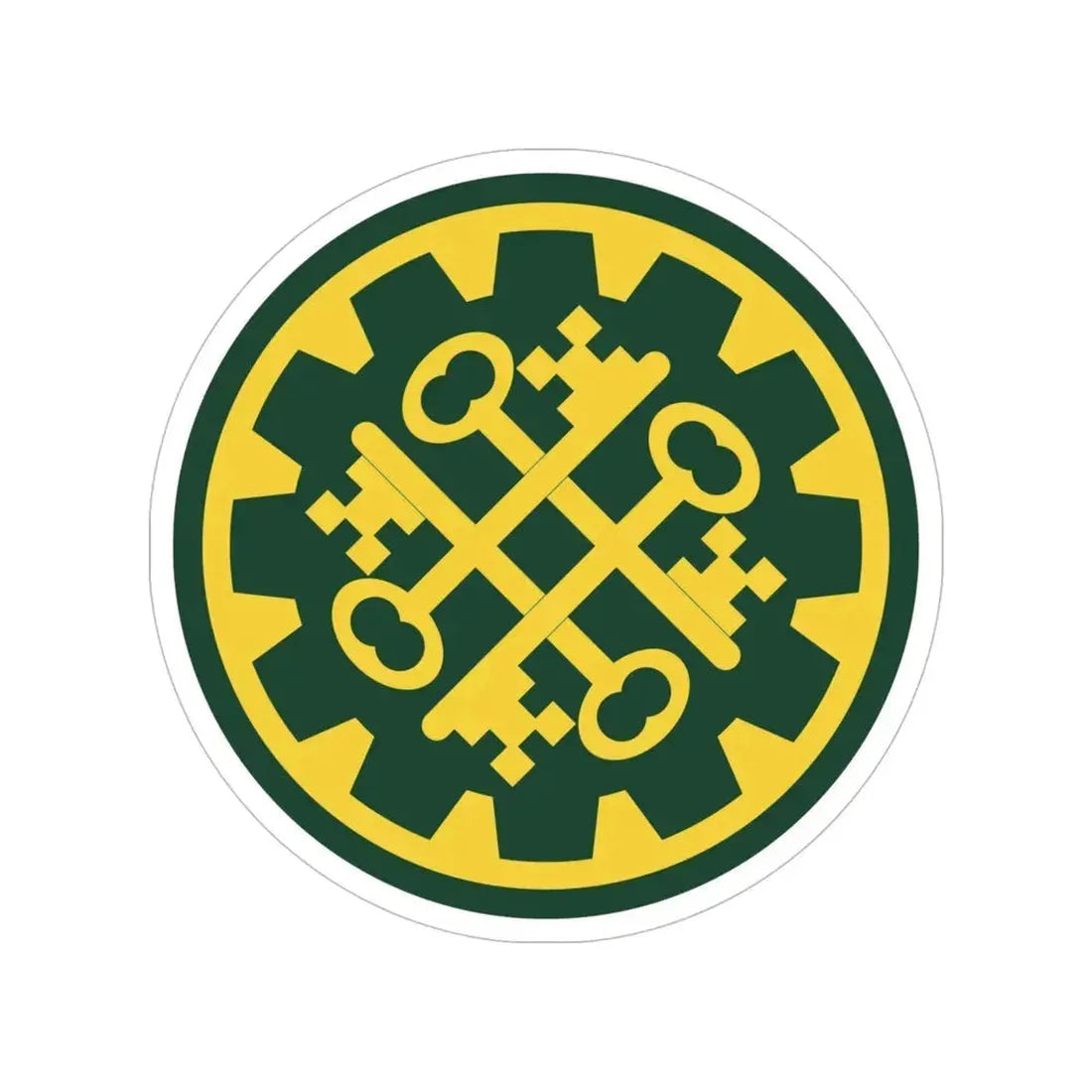 177th Military Police Brigade (U.S. Army) Transparent STICKER Die-Cut Vinyl Decal 6 Inch - The Sticker Space