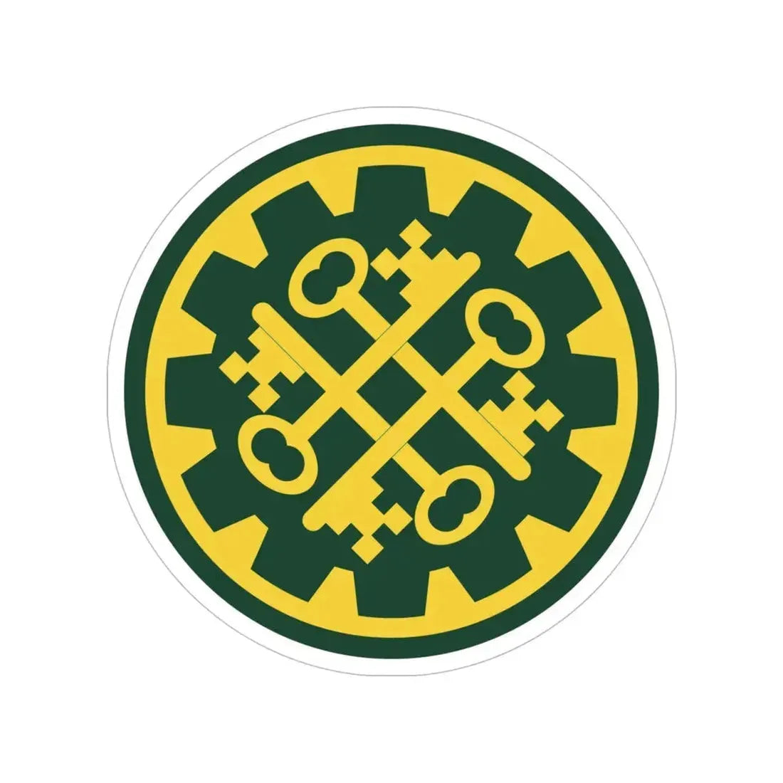 177th Military Police Brigade (U.S. Army) Transparent STICKER Die-Cut Vinyl Decal - The Sticker Space